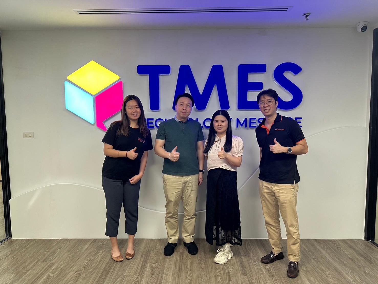 Alibaba Cloud team at TMES Bangkok HQ