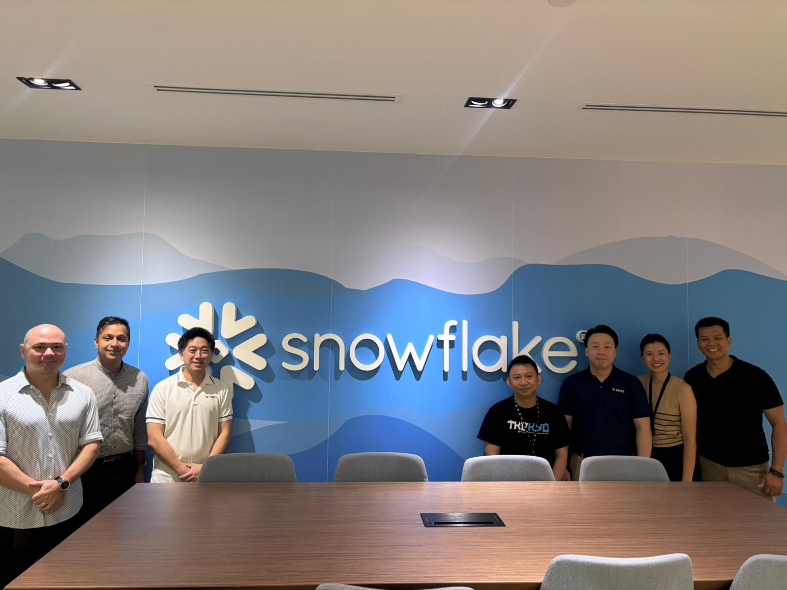 TMES team at Snowflake Headquarters
