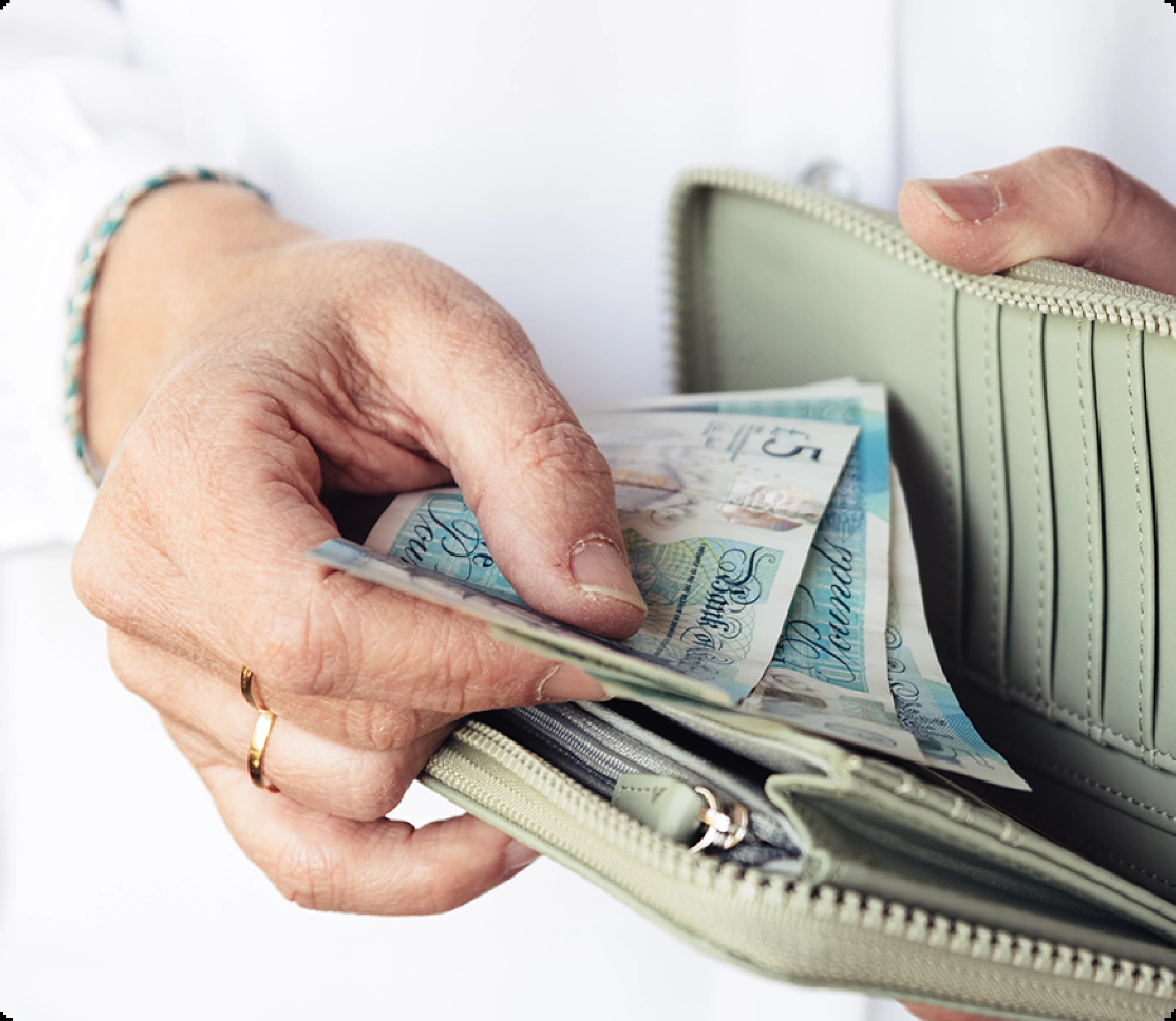 Tax refund cash handling