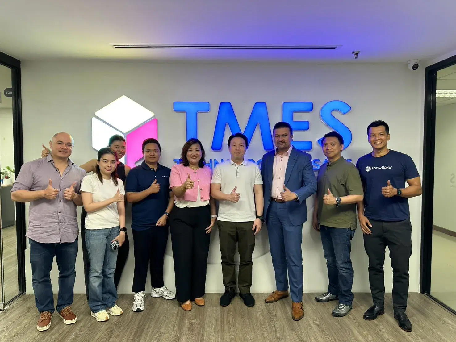 Snowflake team at TMES Bangkok HQ